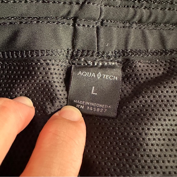 Aqua Tech Board Swim Shorts Walking Large Camo - Picture 2 of 3